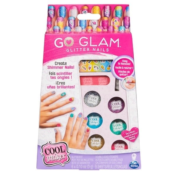 Go Glam Deluxe Nail Kit Stamper Maquina para Personalizar Unhas